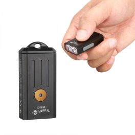  Trustfire MINIX fekete LED lámpa fehér és vörös fénnyel